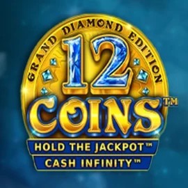 12 Coins Grand Diamond Edition by Wazdan, showcased at fugucasinocanada.ca – game logo