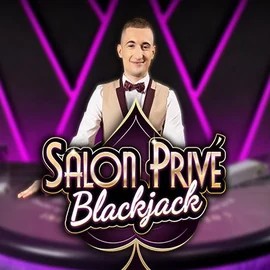 Blackjack Salon Privé online game logo by Ezugi on fugucasinocanada.ca