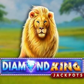 Diamond King Jackpots by SpinPlay Games, showcased at fugucasinocanada.ca – game logo