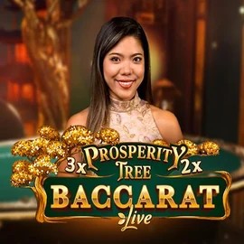 Official Live Casino logo: Prosperity Tree Baccarat by Evolution at Fugu Casino