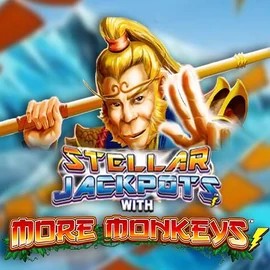 Try Stellar Jackpots with More Monkeys slot by Lightning Box Game on fugucasinocanada.ca – logo image