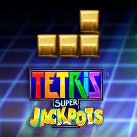 Tetris Super Jackpots logo by WMS at Fugu Casino